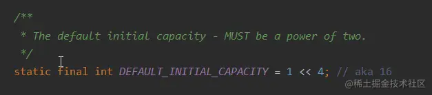 HashMap-初始容量