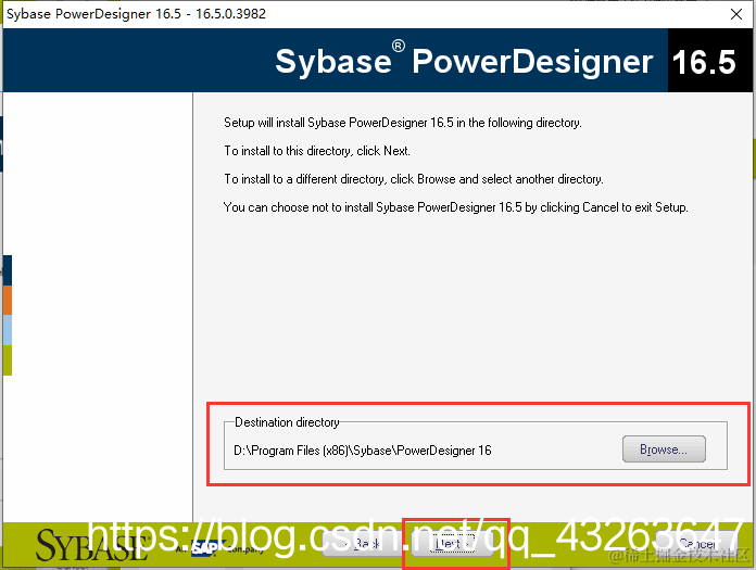 ④1.选择安装路径；2.Next