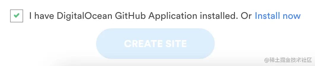 Install DigitalOcean Github App