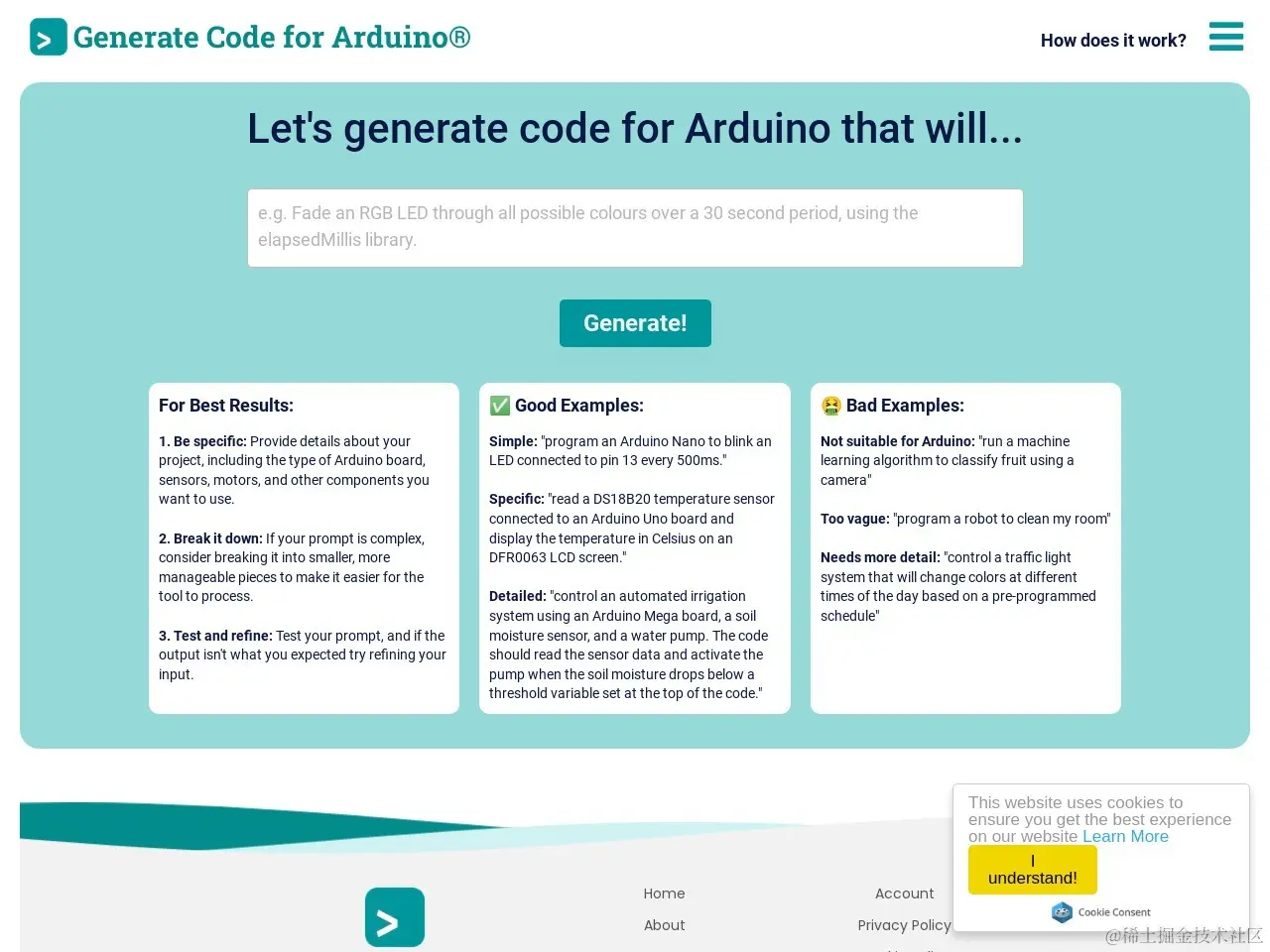 Duino Code Generator
