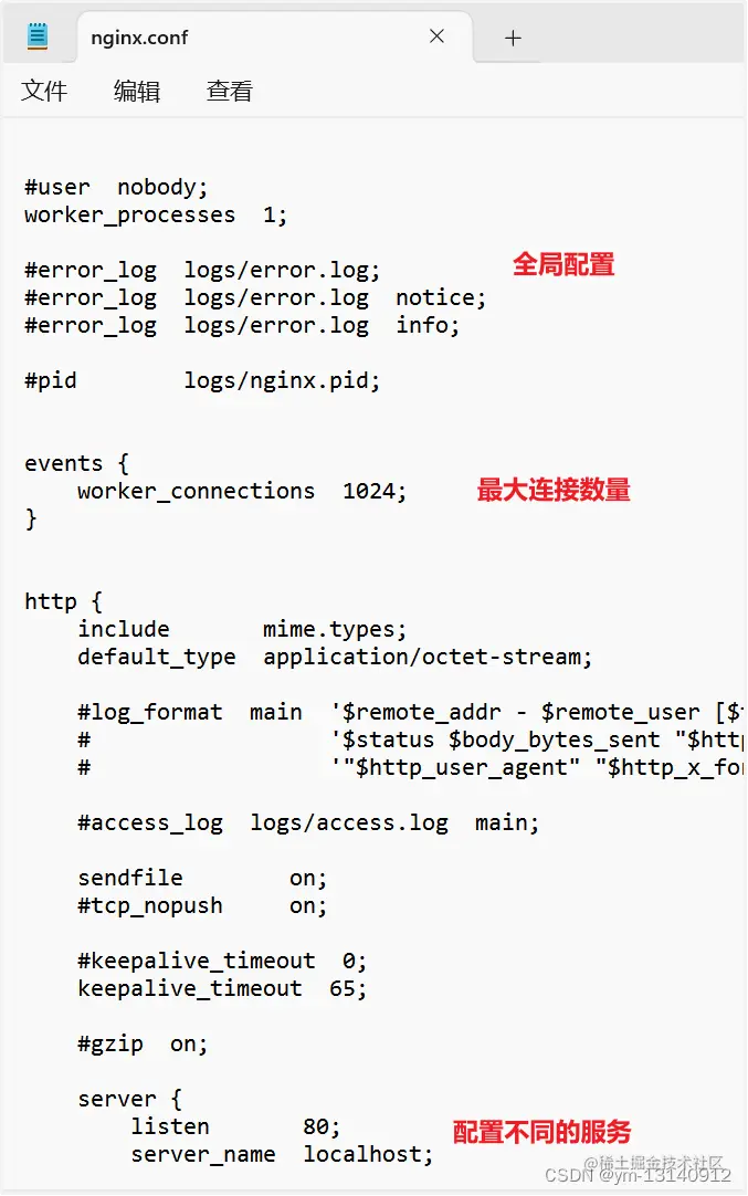 Nginx nginx nginx conf 