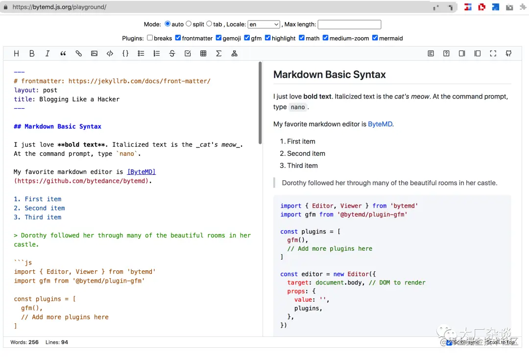 开源推荐 | 字节跳动开源Markdown编辑器ByteMD！掘金同款编辑器轻松拥有开源推荐 | 字节跳动开源Markd - 掘金