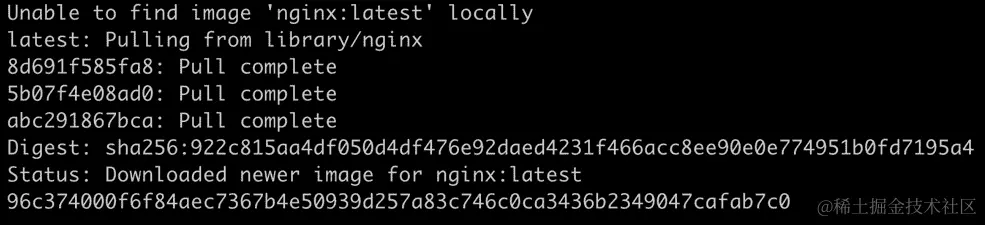 图 1.4：启动 Nginx