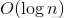 O(\log n)