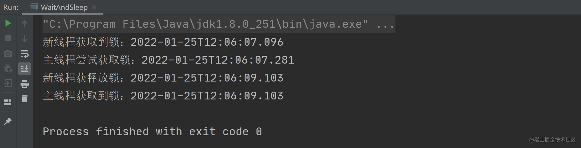 java中sleep方法和wait方法的5个区别！ 掘金