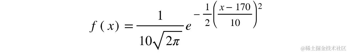 图 8.16：正态分布随机变量的概率密度函数
