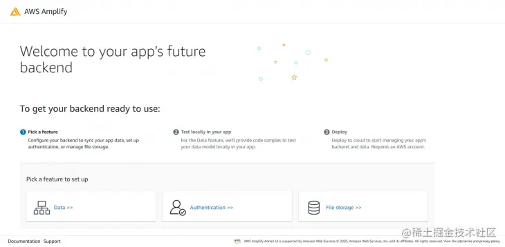 Amplify Admin Data Feature
