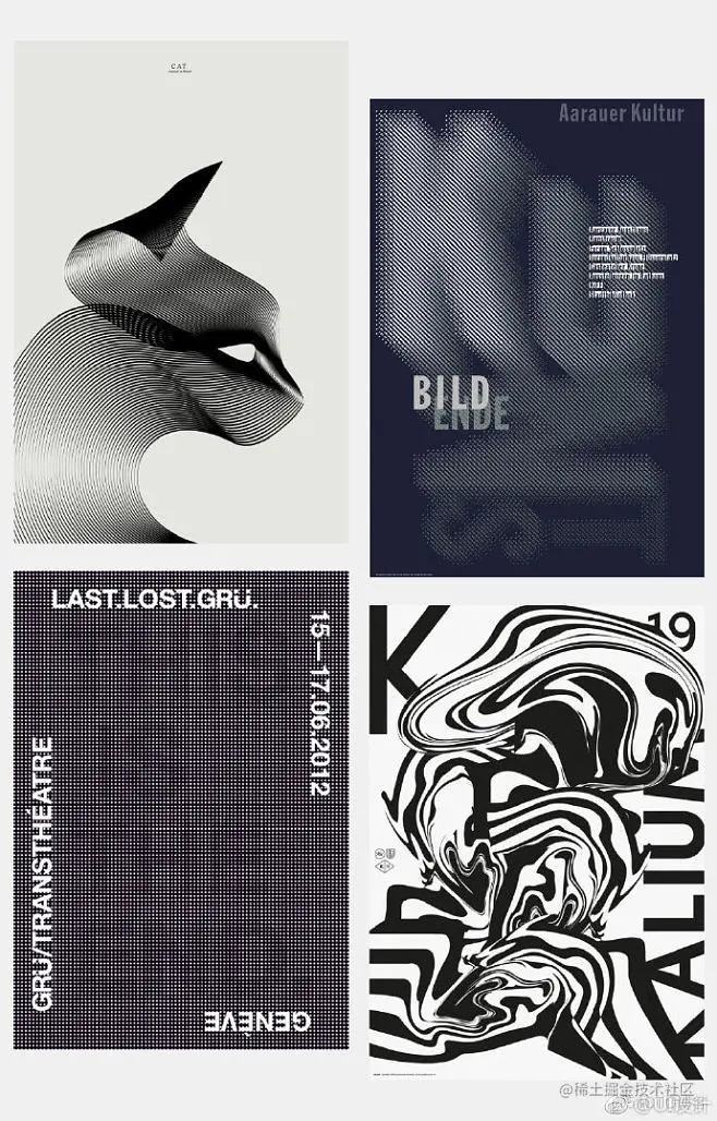 欧普艺术风格海报设计|欧普|海报|风格_新浪网