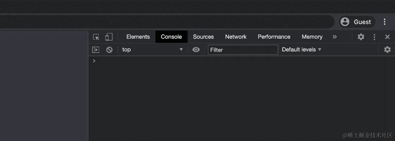 图 13.1 – Chrome 浏览器开发者控制台